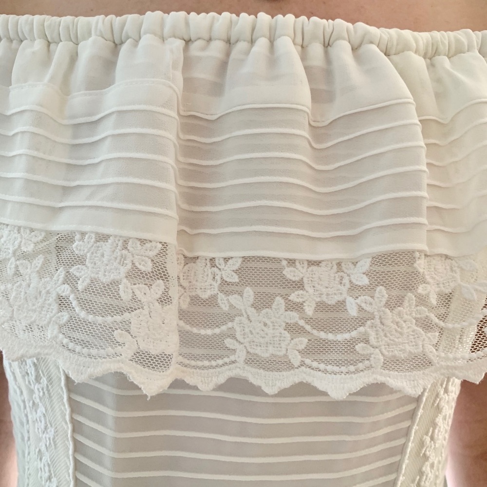 ALICE by Temperley White Lace Dress - Picture 4 of 7